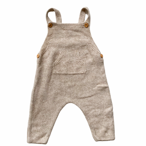 Zara Knit Overalls 6-9m