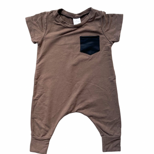 Posh and Cozy Romper 0-6m