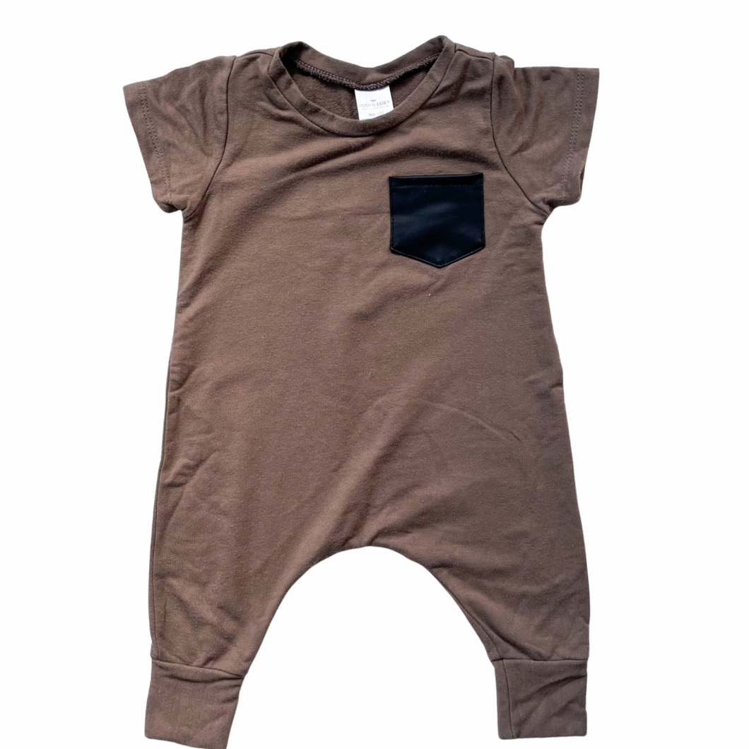 Posh and Cozy Romper 0-6m